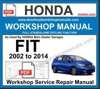Honda Fit Workshop Repair Manual